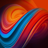 Remolinos abstractos vibrantes para Lenovo Tab P11 Pro - Fondo de pantalla 4K