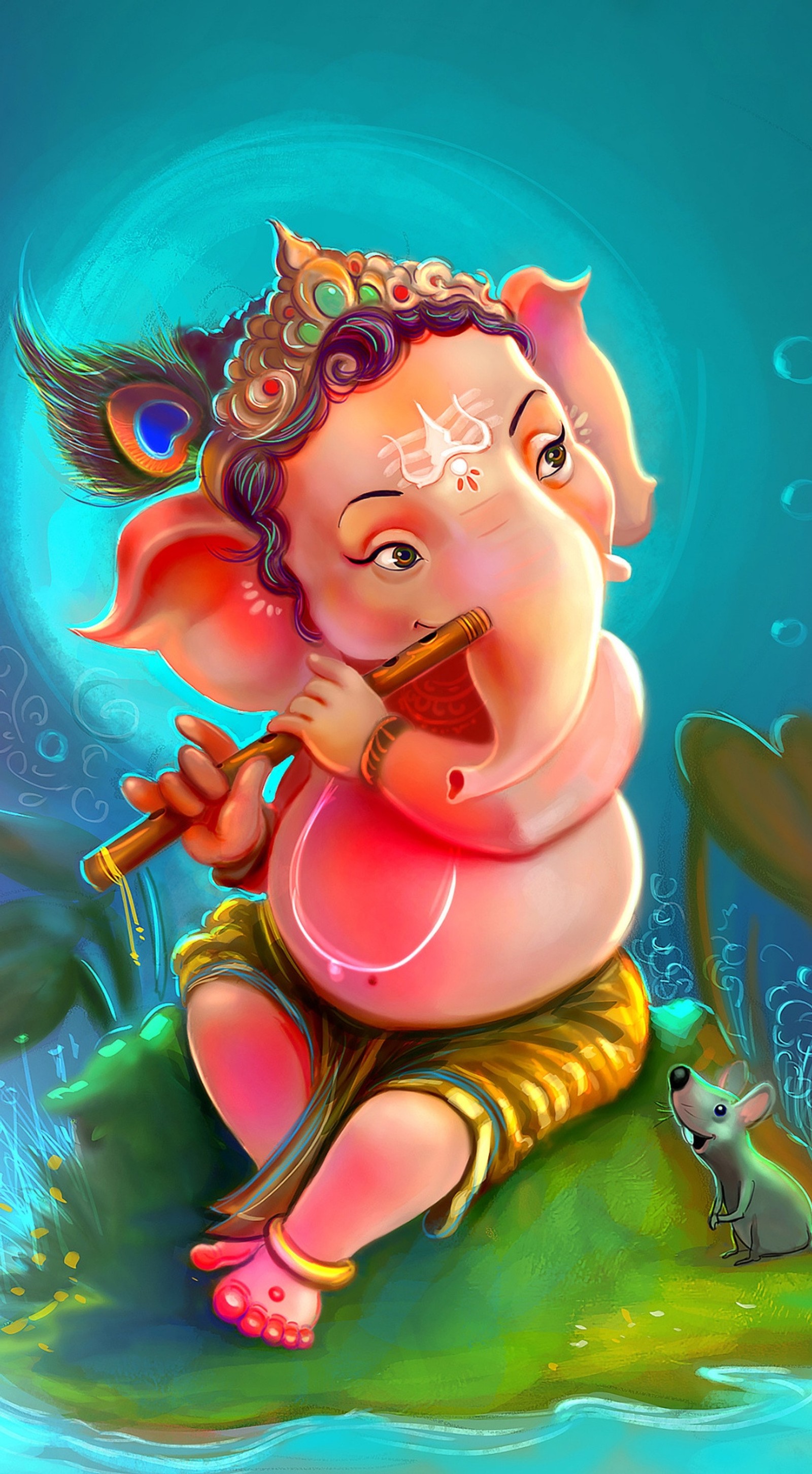 Descargar fondo de pantalla ganesha, lambodhara