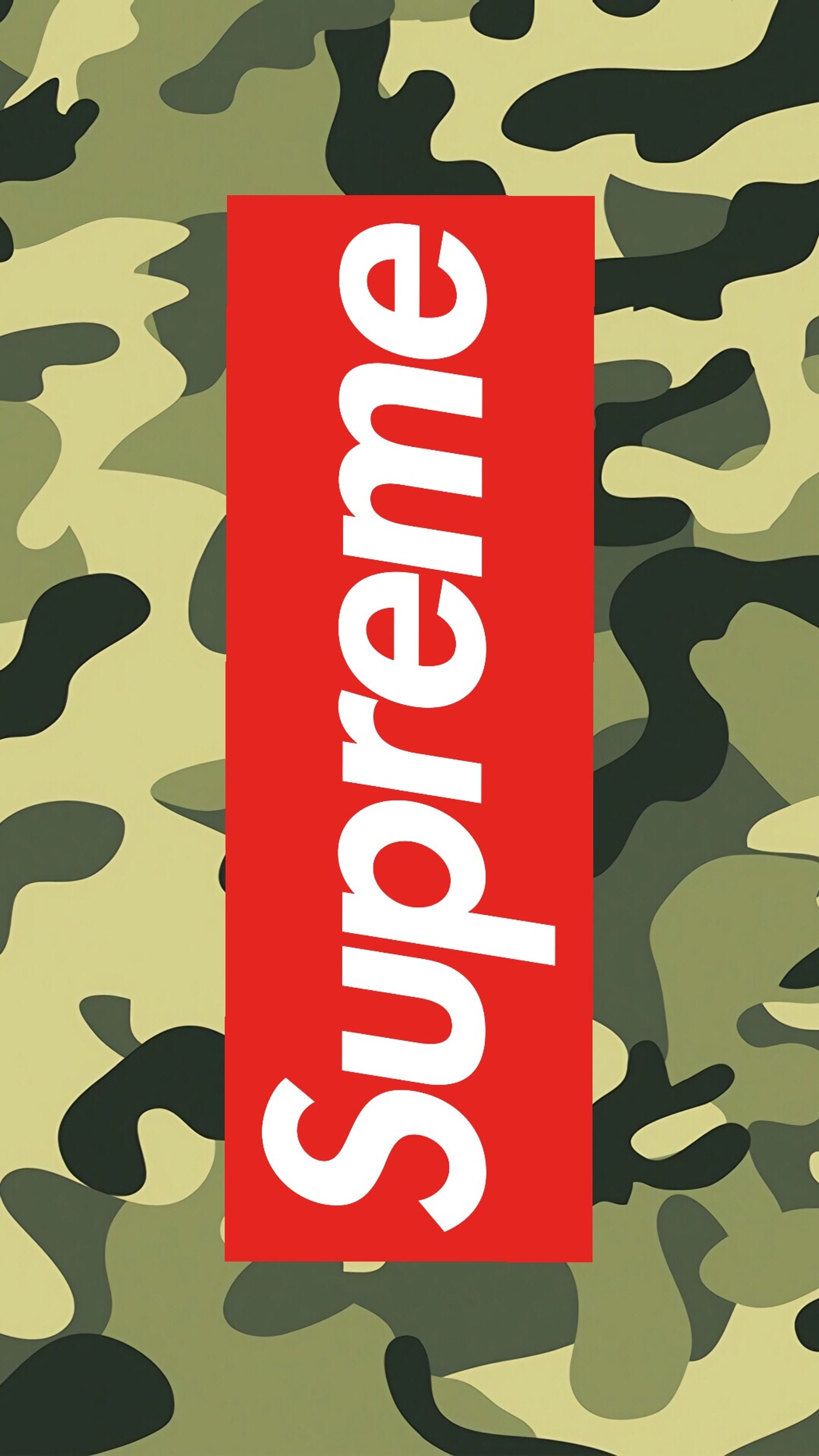 Logotipo supreme em fundo camuflado (louis, supreme, vuitton)