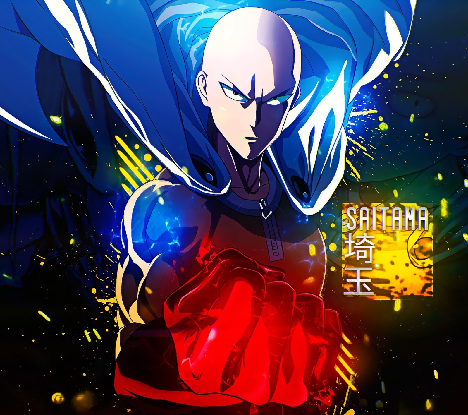 Baixar papel de parede diversão, herói, one punch man, op, excesso