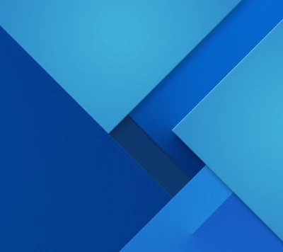 Design geométrico abstrato azul para o fundo do Samsung Galaxy S7 e S7 Edge