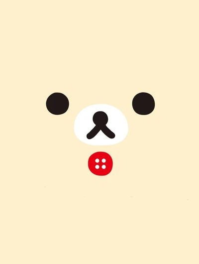 Kawaii Rilakkuma Gesicht Design