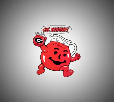 UGA Homem Kool-Aid Celebra o Espírito Esportivo