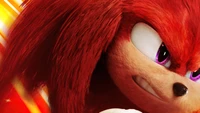 Knuckles de Sonic the Hedgehog 2: Arte de Póster Feroz