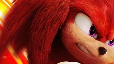 Knuckles de Sonic the Hedgehog 2 : Art de l'Affiche Féroce