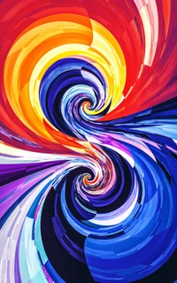 spiral, colorfulness, vortex, art, pattern wallpaper