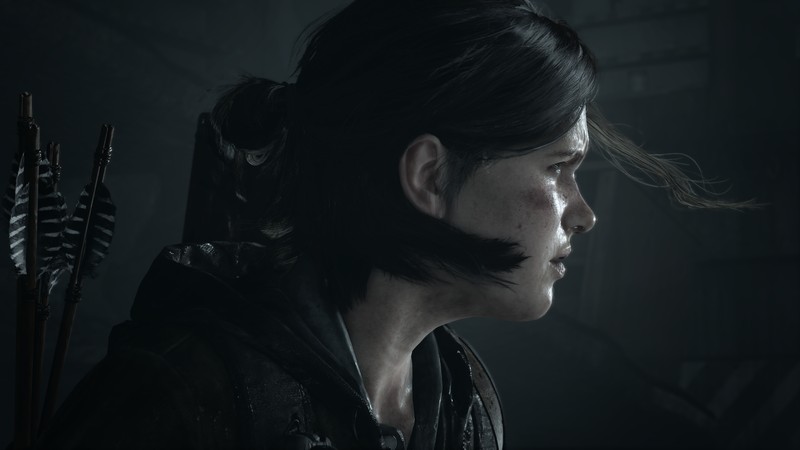 Крупный план человека с луком и стрелами (элли уильямс, ellie williams, playstation 4, the last of us часть ii, the last of us part ii)