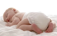 diaper, infant, child, comfort, cheek