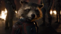 Rocket Raccoon em Guardiões da Galáxia Vol. 3: Uma Aventura Marvel (2023)