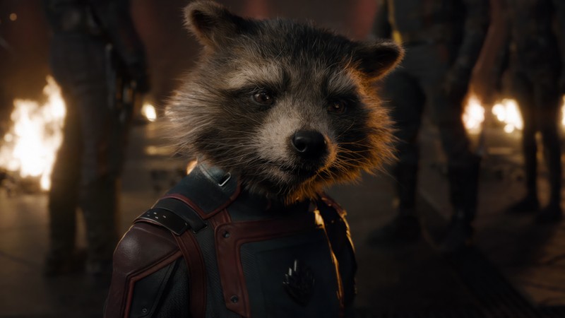 Ракетный енот в галактической войне (rocket raccoon, стражи галактики том 3, guardians of the galaxy vol 3, фильм, 2023)