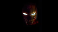 Iron Man Iluminado: Un Estudio en Oscuridad y Luz