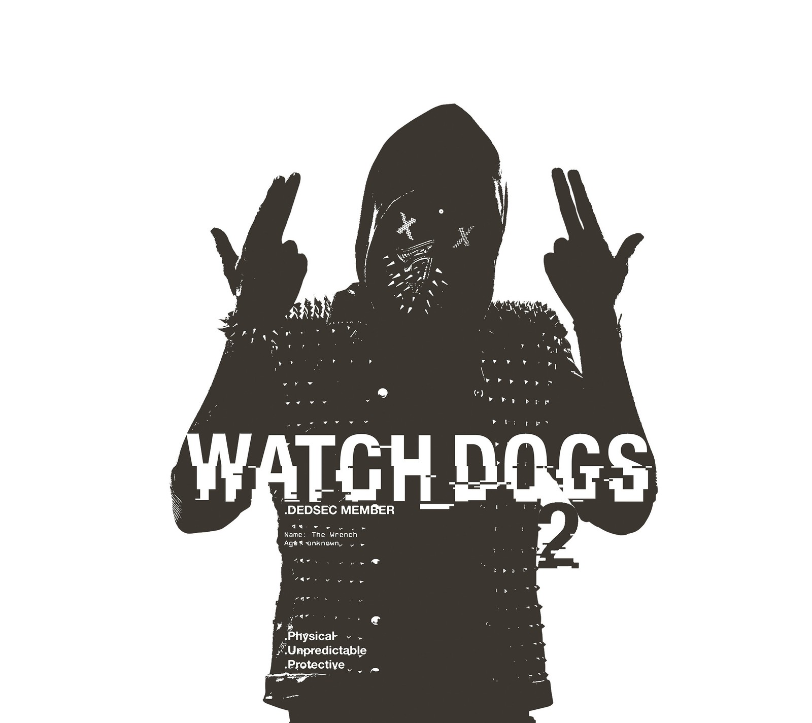 Изображение человека в худи с логотипом watch dogs (microsoft, playstation, sony, ubisoft, сторожевые псы)