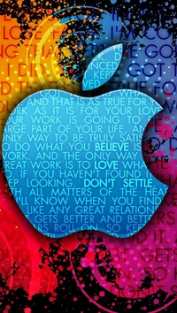 apple, bluee wallpaper