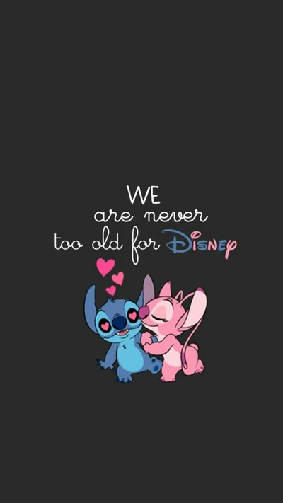 Nous Ne Sommes Jamais Trop Vieux Pour Disney : Adorable Amour Stitch