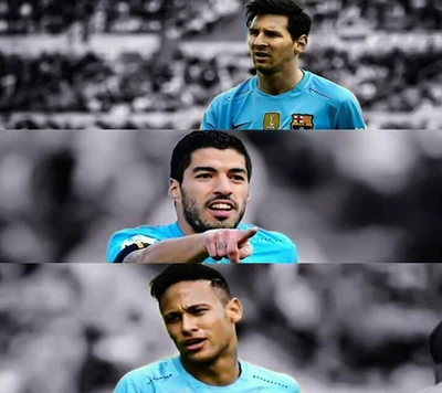 O trio lendário de Barcelona: Messi, Suárez, Neymar