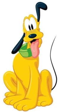 Playful Cartoon Dog with a Happy Expression