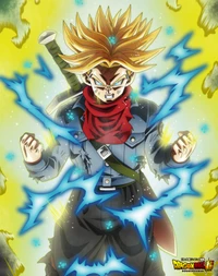 Transformação de Trunks em Super Saiyajin em Dragon Ball Super