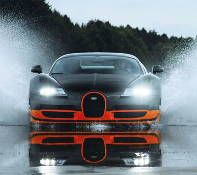 Bugatti Veyron: Una maravilla de alto rendimiento en movimiento