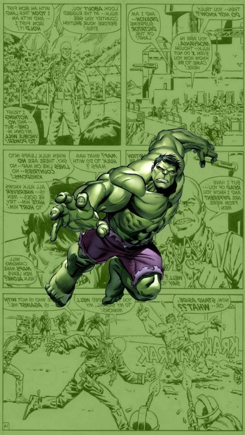 Халк в комиксах (халк, hulk, marvel)