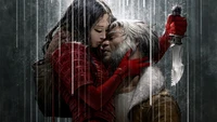 Emotional Reunion: Logan and Mariko Yashida in the Rain