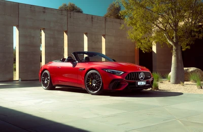 mercedes amg sl 63 4matic, 2023, 5k, voitures, fond décran 4k