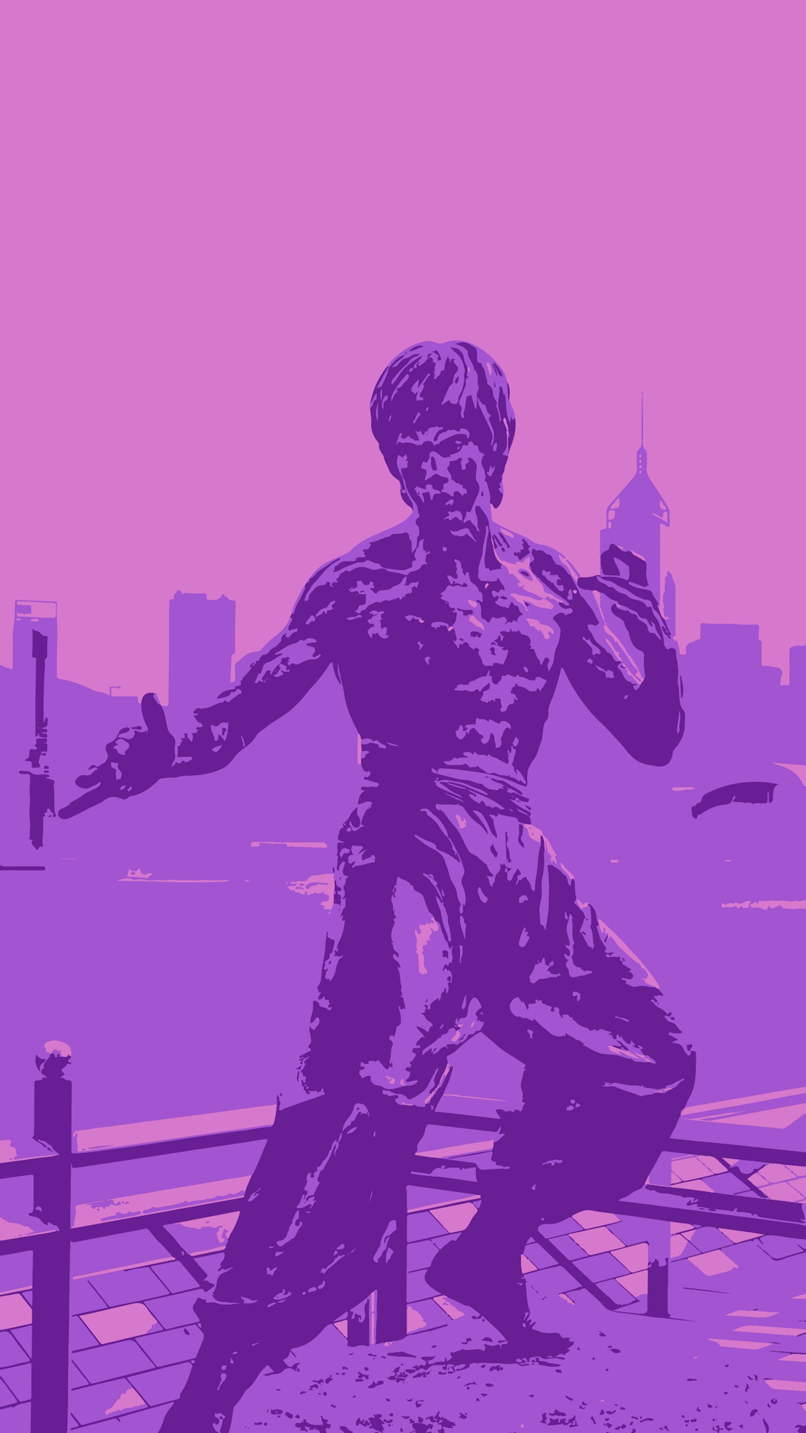 Lade 1980er, bruce lee, kunst, ästhetik, animation Hintergrund herunter