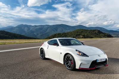 coche deportivo, coche, nissan 370z, llanta, rueda