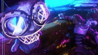 Arte vibrante de la serie Arcane con personajes icónicos de League of Legends