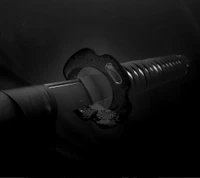 Elegant Black Katana: A Masterpiece of Precision and Craftsmanship