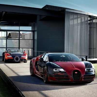 Stunning Bugatti Veyron Finais with Two Iconic Models