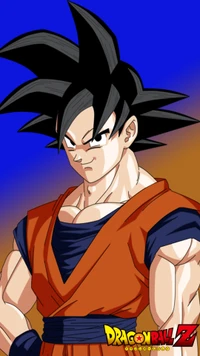 Goku in Dynamic Pose from Dragon Ball Z