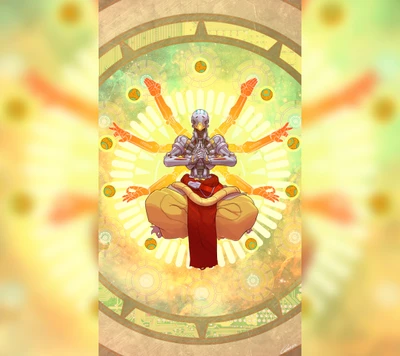 Zenyatta: O Omnic da Harmonia e da Transcendência