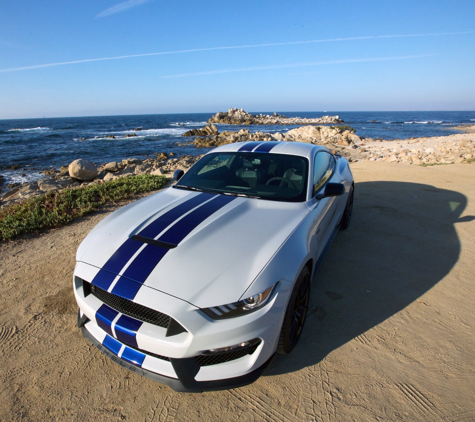 Descargar fondo de pantalla américa, azul, mustang, mar, shelby