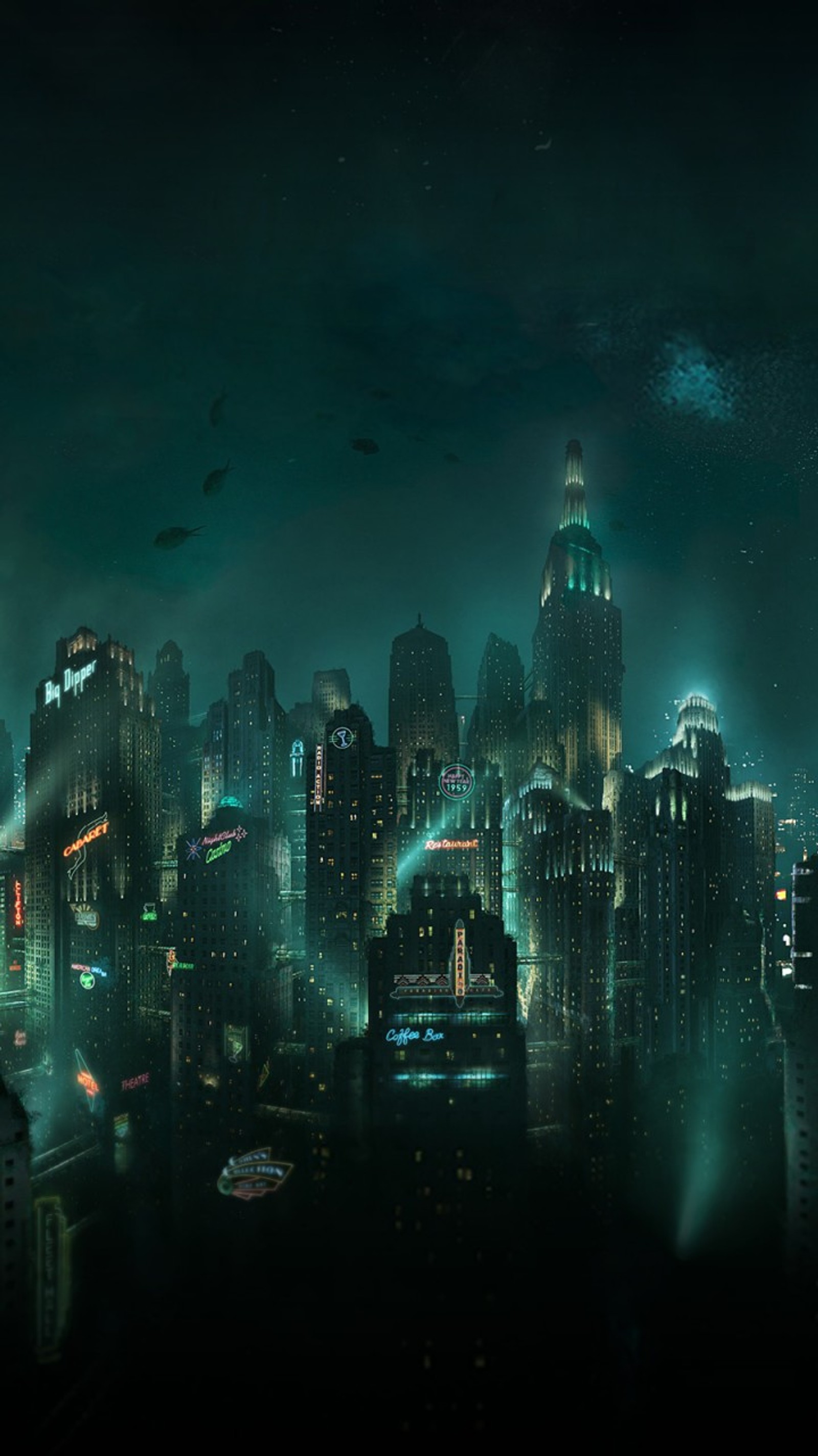 Lade bioshock, stadt Hintergrund herunter