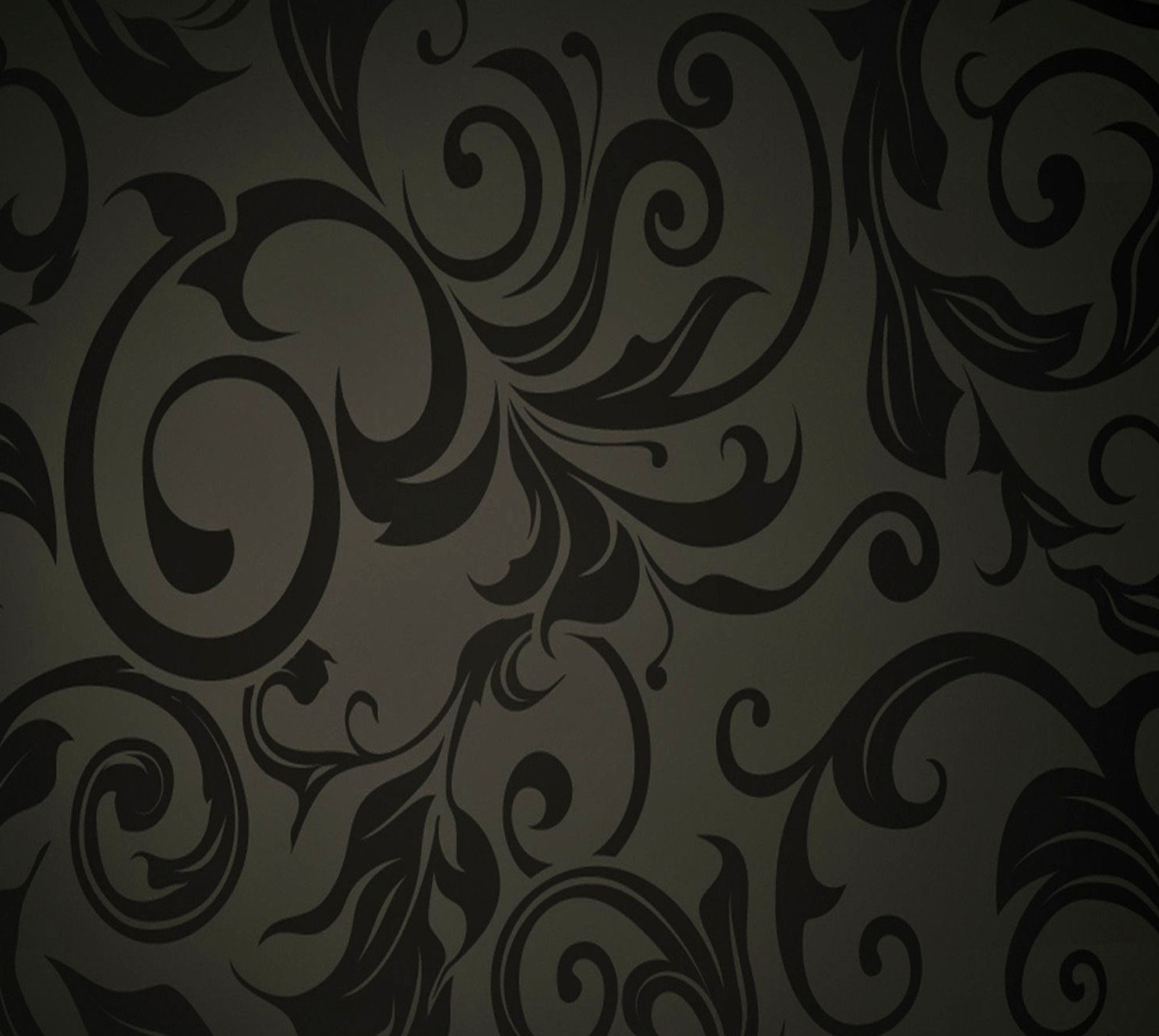 A close up of a black and white wallpaper with swirl designs (abstract, design, lovely, nice)