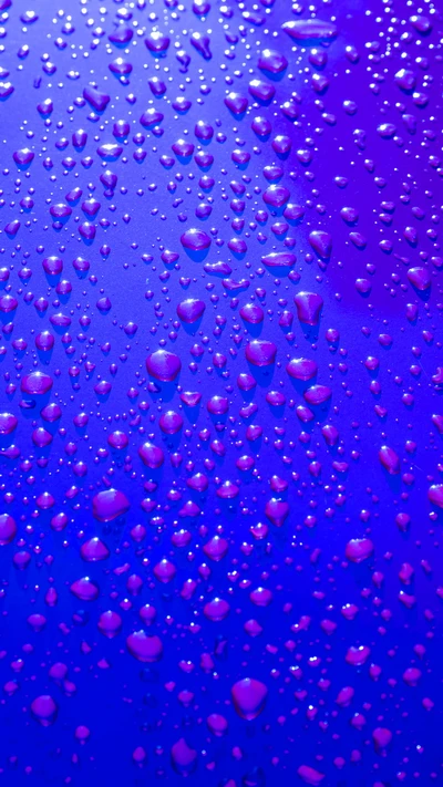 abstract, blue, drops