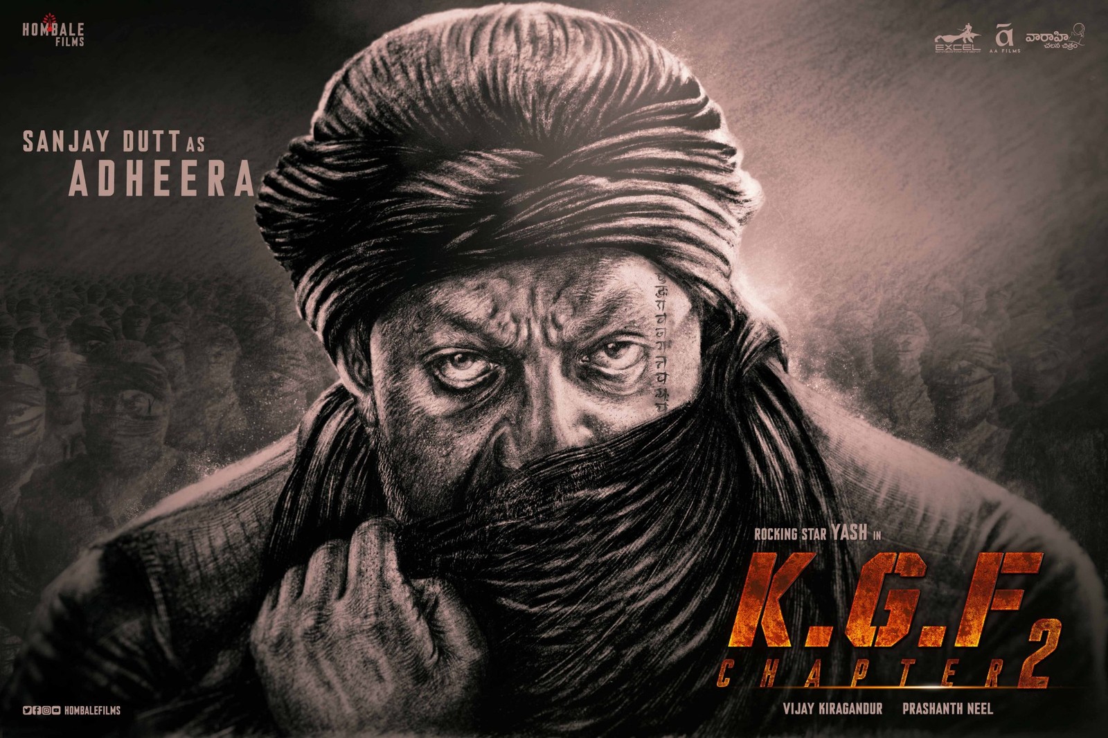 Baixar papel de parede bollywood, kgf, sanjay dutt, tollywood, yas