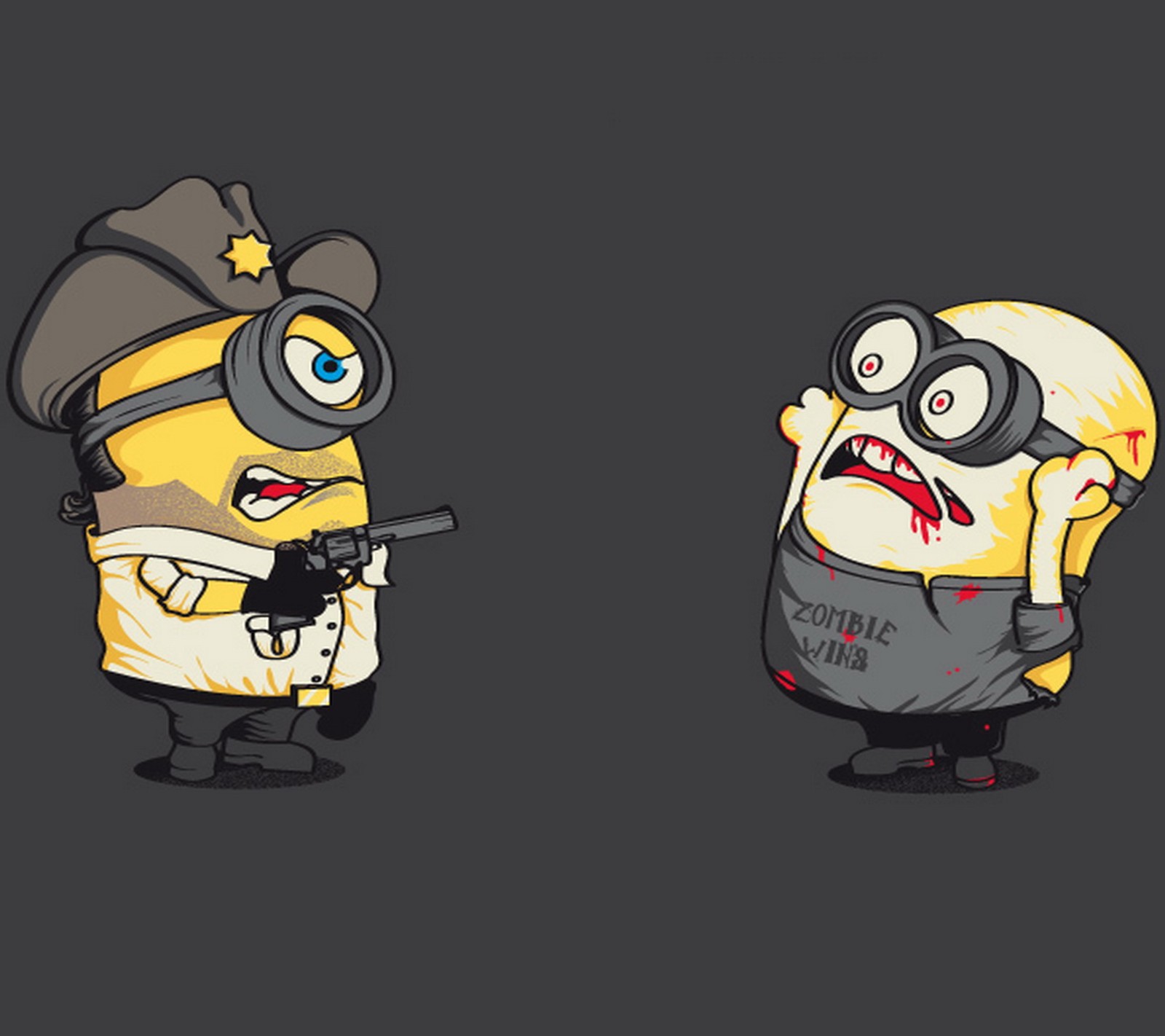 blood, despicable me, fun, gun, hd wallpaper