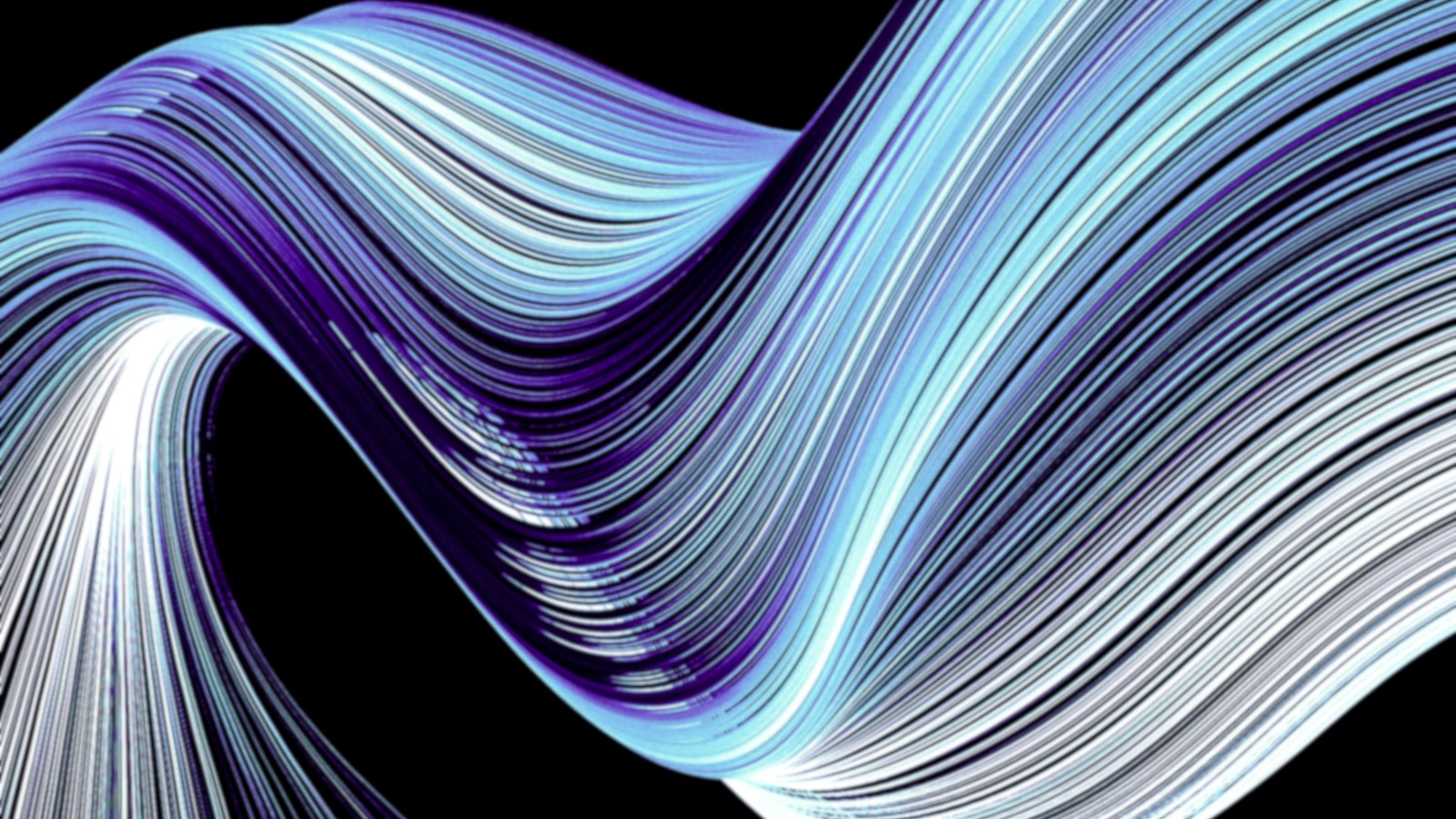 A close up of a blue and white wave on a black background (macbook, macbook air, apple, macbook air 2020, apples)