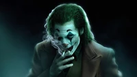 Joker in Kontemplation, 2019: Intensiv rauchen