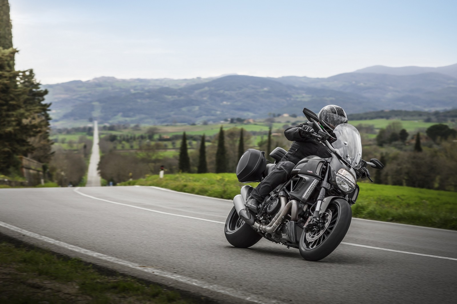 ducati diavel, ducati, motorcycle, motorcycling, road wallpaper