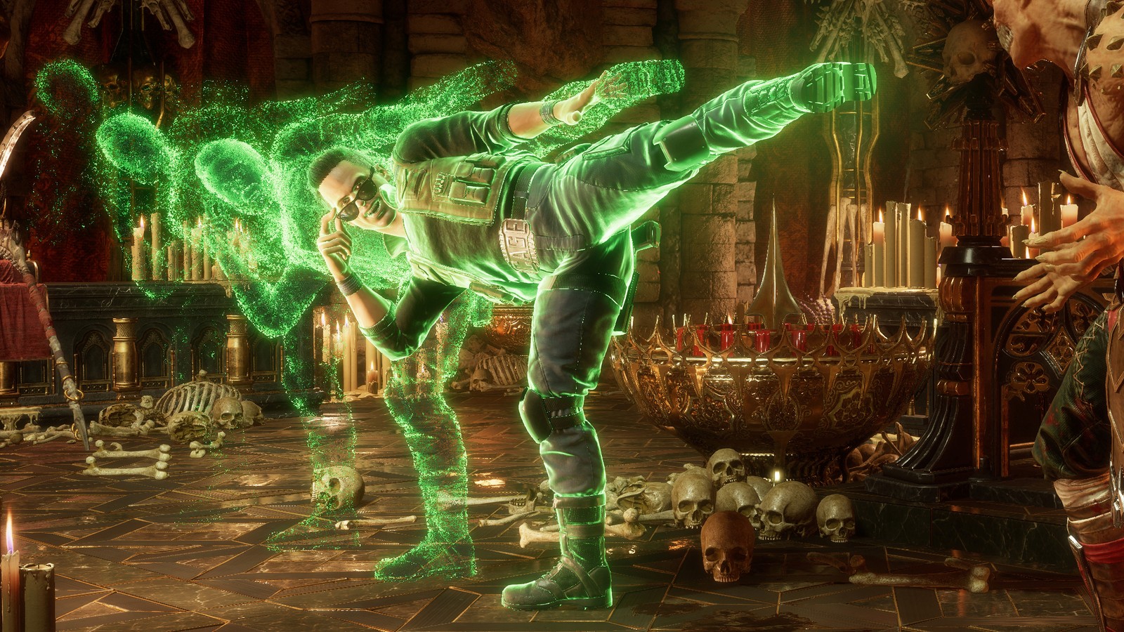 johnny cage, mortal kombat 11, video game wallpaper