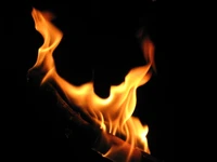 flame, fire, heat, darkness, fireplace wallpaper