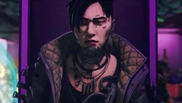 Cyberpunk-Charakter aus Apex Legends Staffel 3