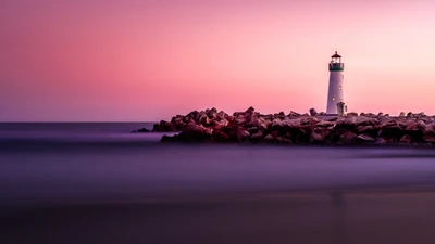 phare, mer, horizon, tour, océan