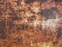 Rusty Steel Texture with Intricate Patterns and Warm Brown Tones