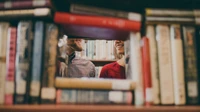 library, book, bookcase, shelf, snapshot wallpaper