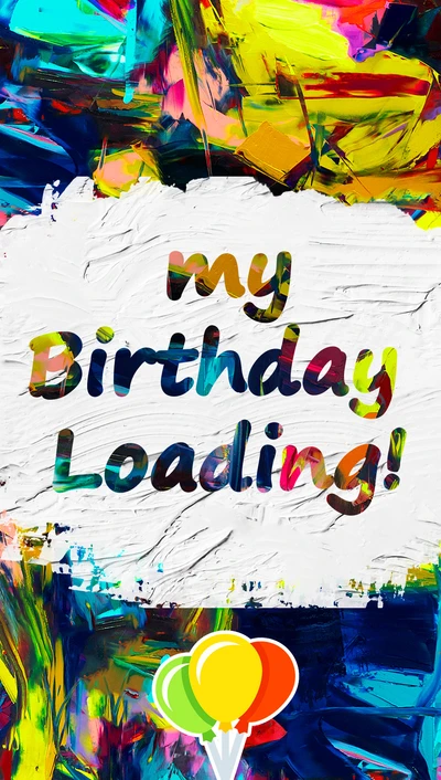 birthday, happy, loading