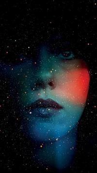 Cosmic Portrait: A Mysterious Face Amidst a Starry Universe