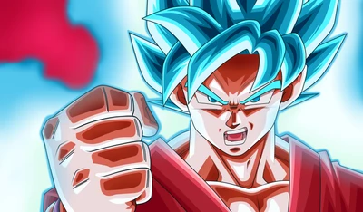 Super Saiyan Azul Goku: Desatando el poder de Kaioken